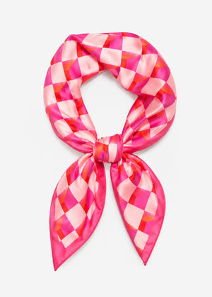 Halstuch im Retro-Look - pink