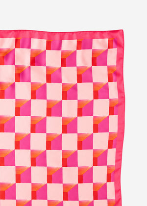 Halstuch im Retro-Look - pink