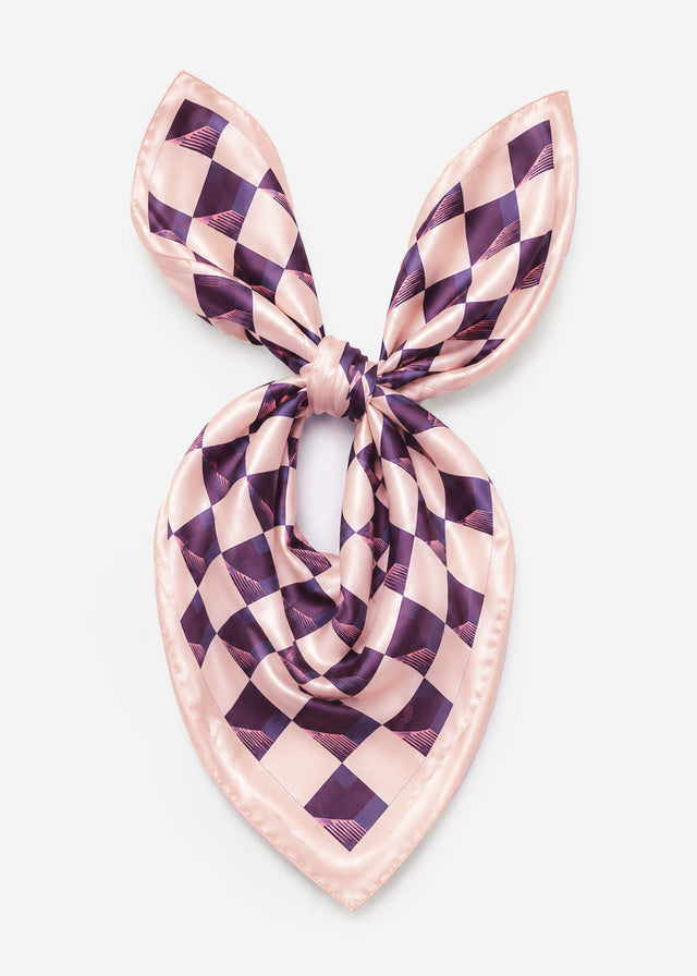 Halstuch im Retro-Look - rosa