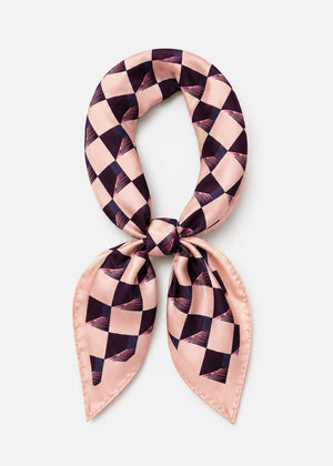 Halstuch im Retro-Look - rosa
