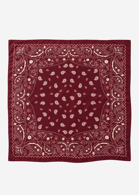 Halstuch mit allover Paisley-Print - burgundy