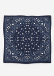 Halstuch mit allover Paisley-Print - dunkelblau