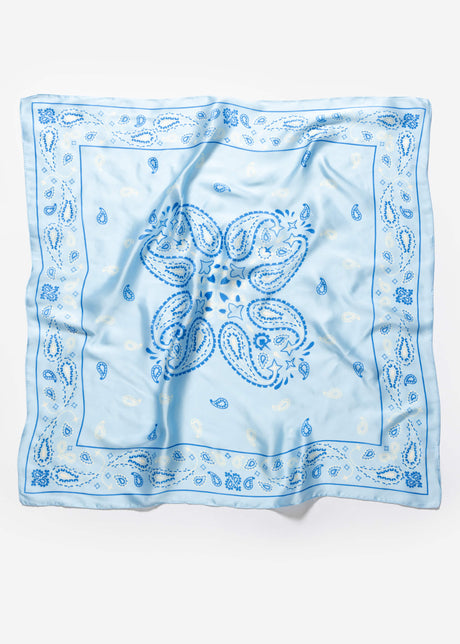 Halstuch mit Bandana-Print - blau von SASSYCLASSY