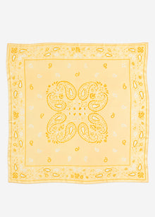 Halstuch mit Bandana-Print - gelb