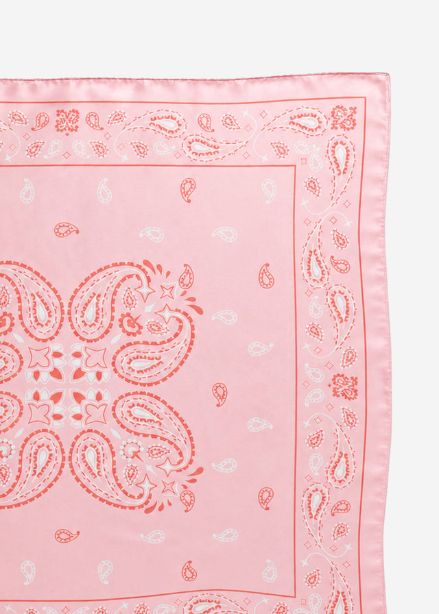 Neckerchief with bandana print - rose
