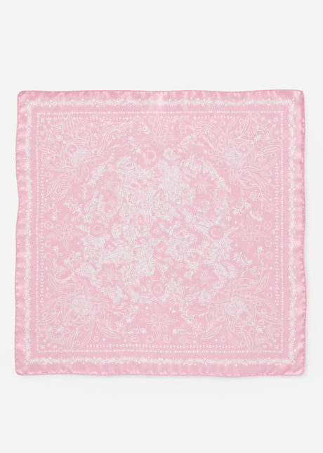 Halstuch mit Blütenprint - rosa von SASSYCLASSY