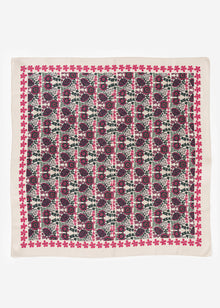 Halstuch mit floraler Musterung - pink