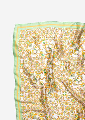 Halstuch mit Ornamentdesign - grün