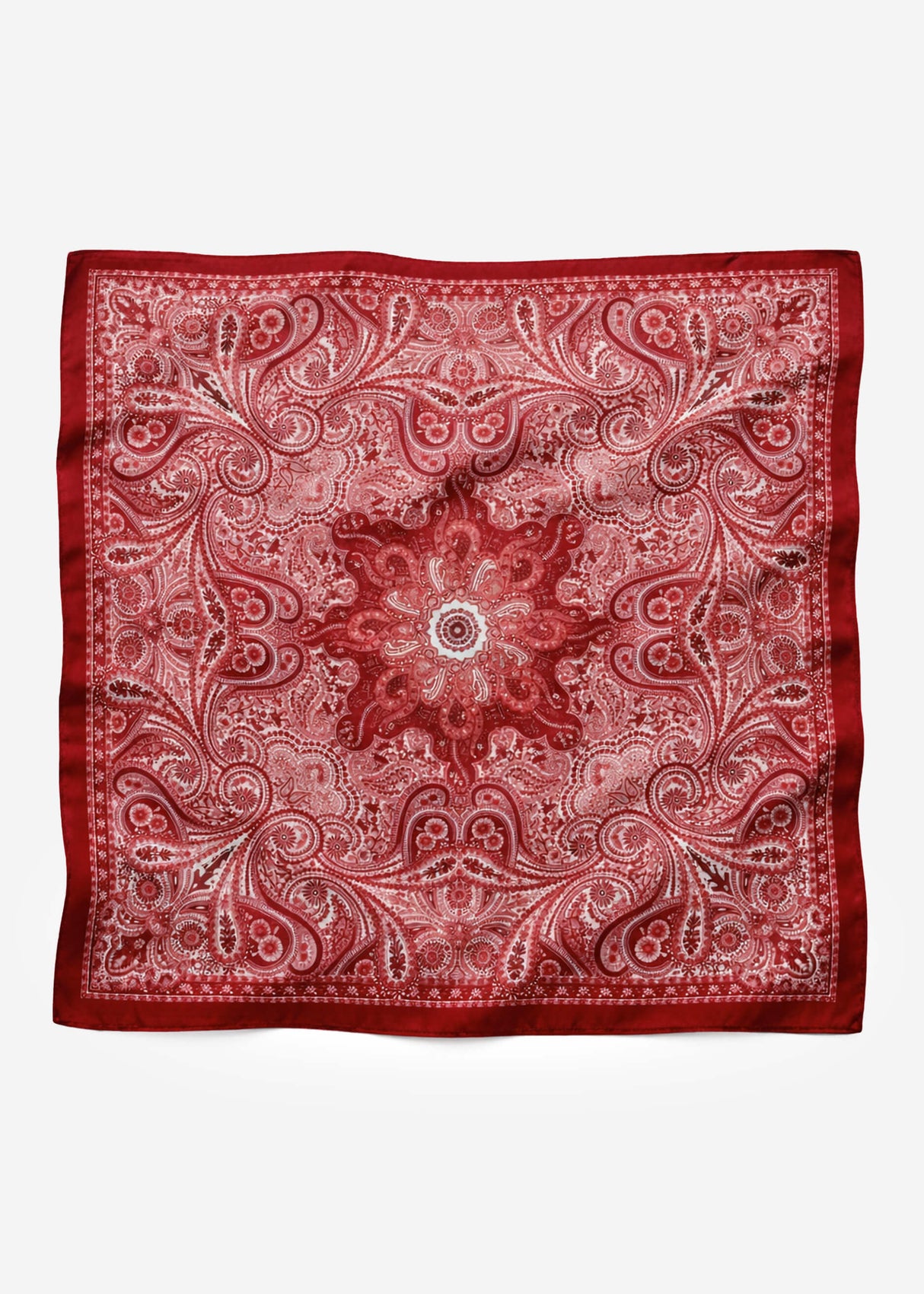 Halstuch mit Paisley-Print - burgundy