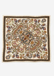 Halstuch mit Paisley- und Blumenmuster - offwhite