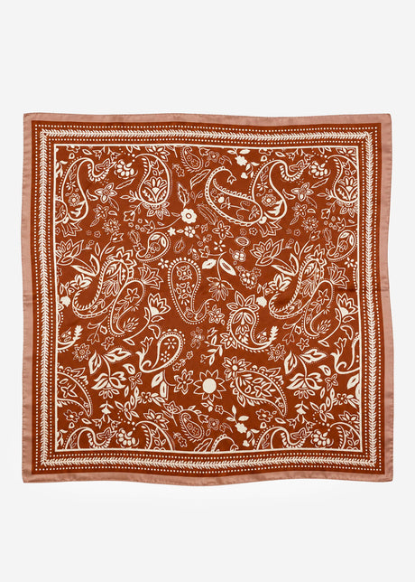 Halstuch mit Paisleymuster - orange by SASSYCLASSY
