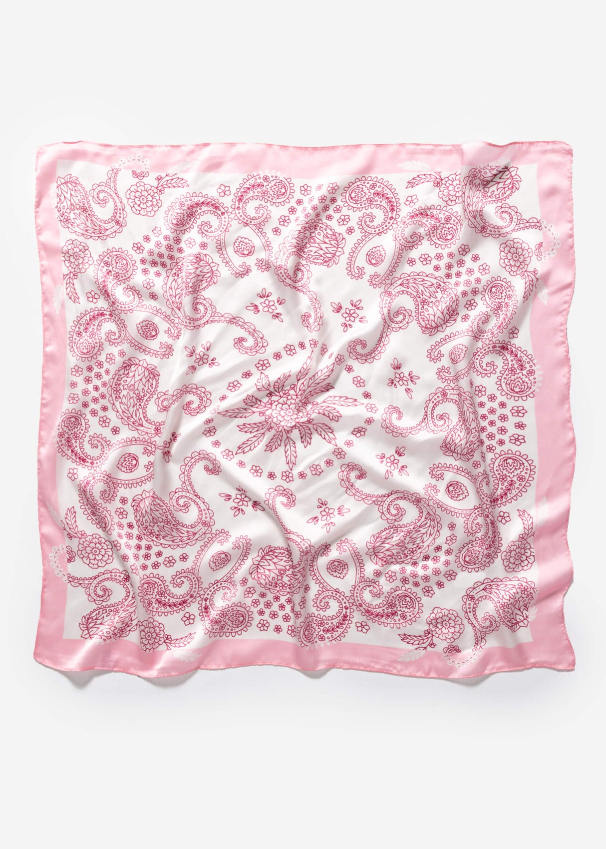 Halstuch mit Paisleymuster - rosa