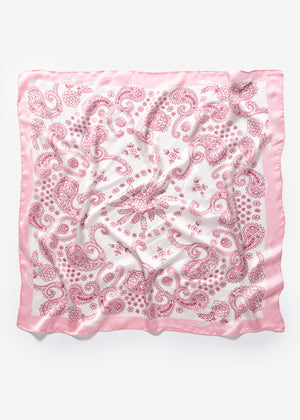 Halstuch mit Paisleymuster - rosa