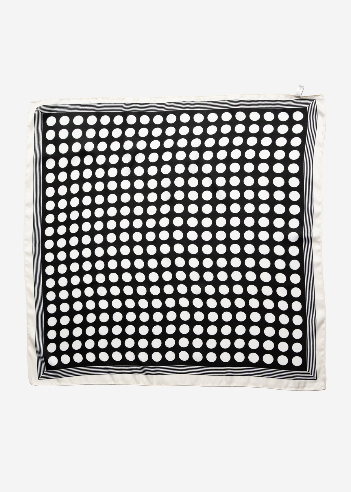 Halstuch mit Polka Dots - schwarz
