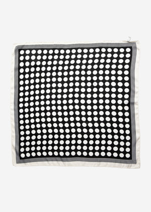 Halstuch mit Polka Dots - schwarz