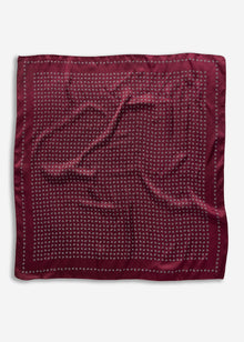 Halstuch mit Print - burgundy