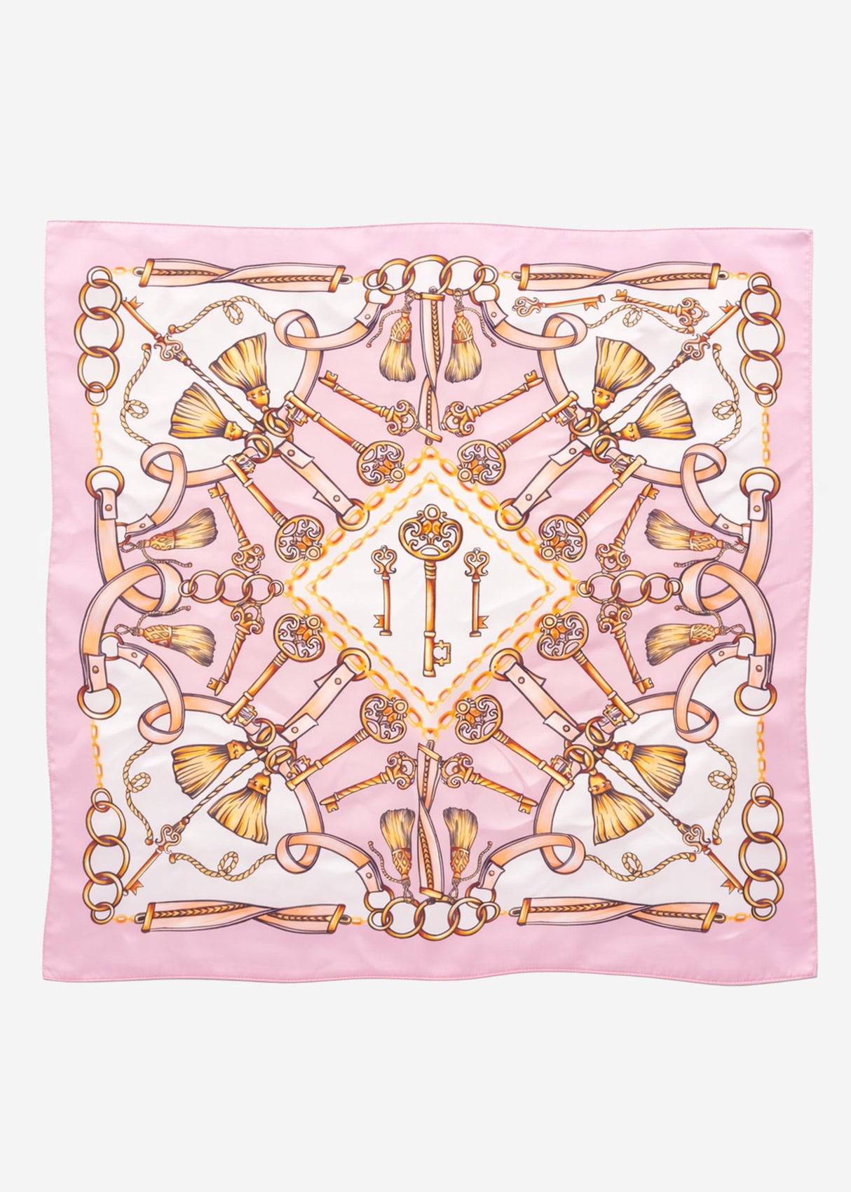 Printed scarf - pink