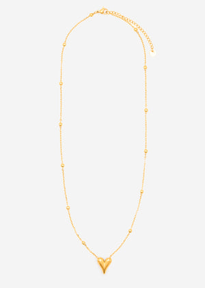 Herz Halskette - gold