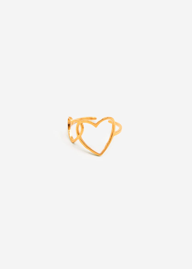 Herz Ring - gold