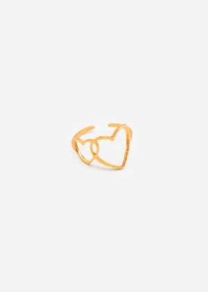 Herz Ring - gold