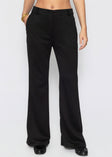 High Waist Jerseyhose - schwarz
