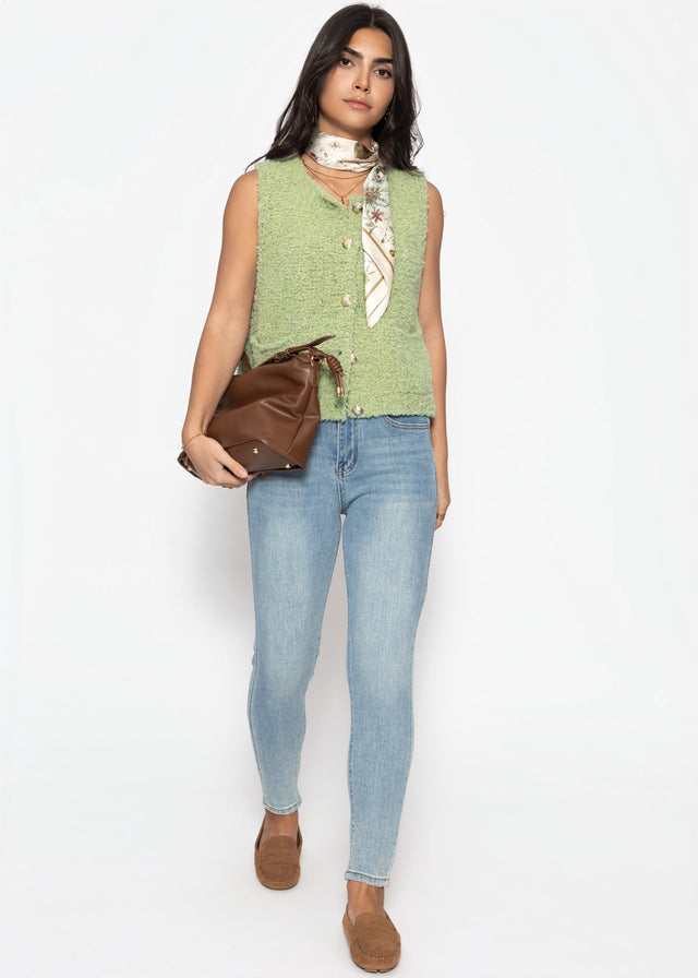 Highwaist Skinny Jeans - hellblau