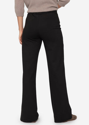 Hose mit Zierknöpfen - schwarz