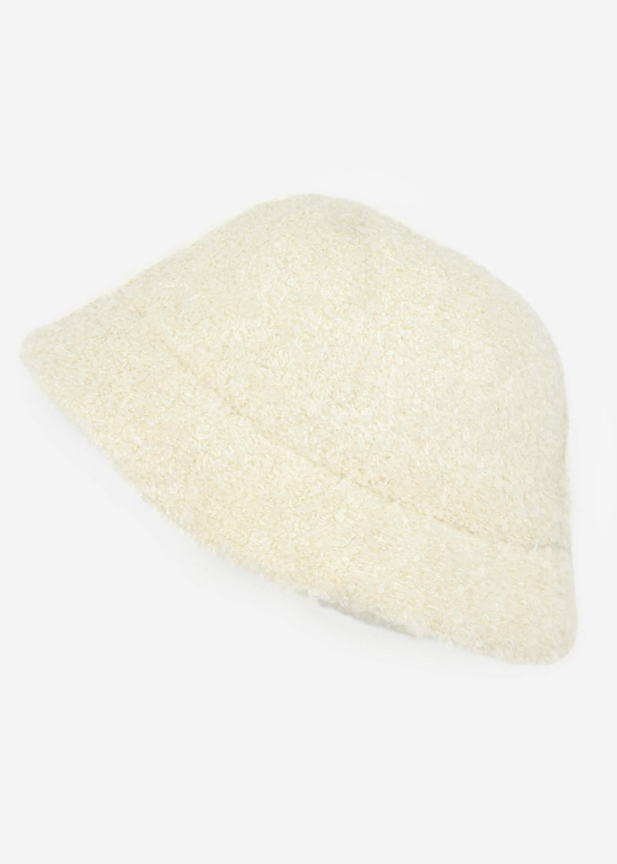 Teddy fur hat - off-white