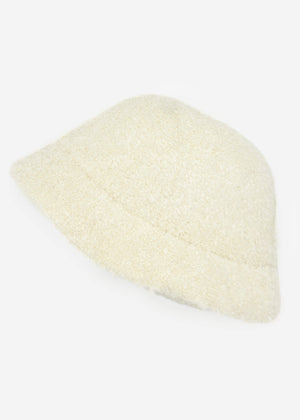 Teddy fur hat - off-white