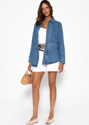 Jeansjacke - blau