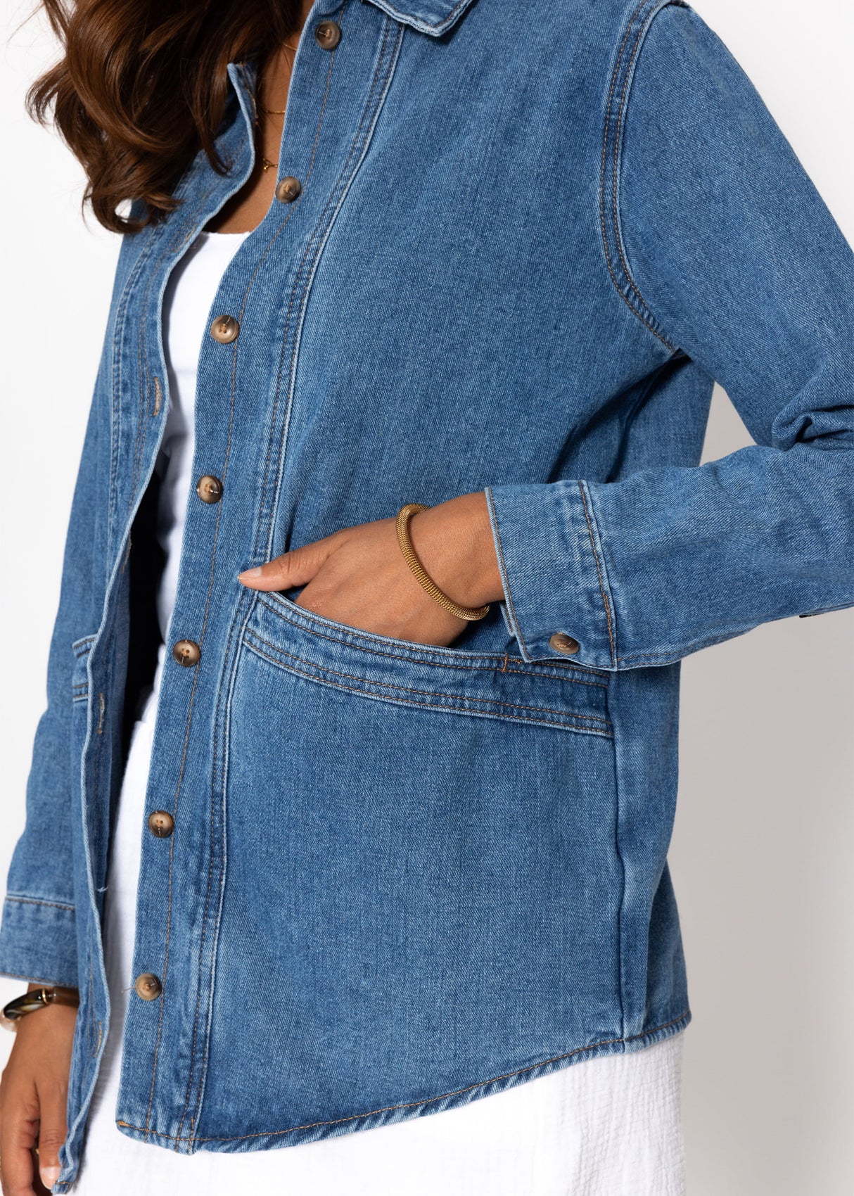 Jeansjacke - blau