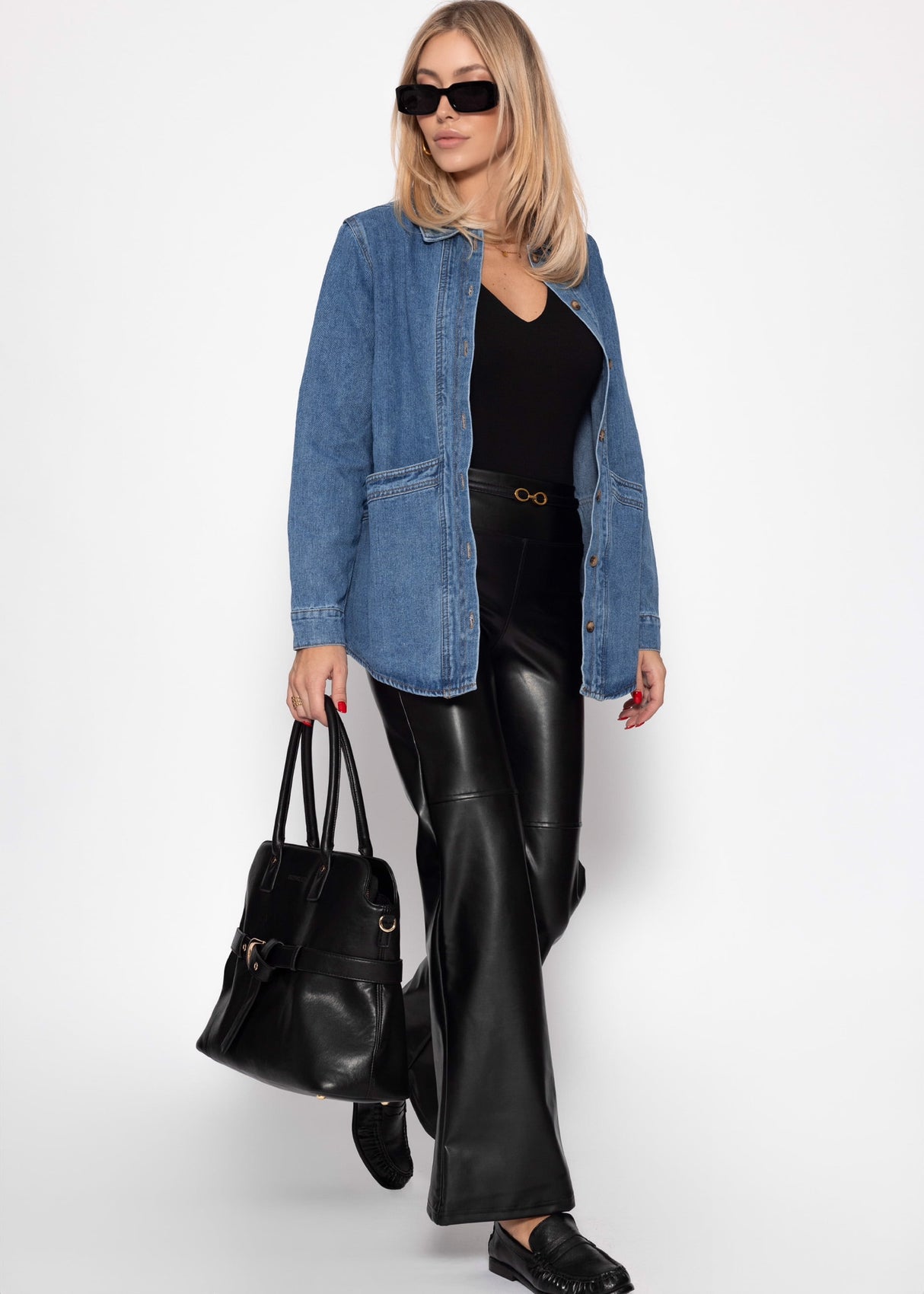 Jeansjacke - blau