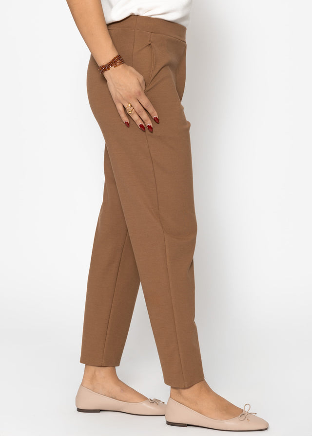 Jersey Chinos - braun