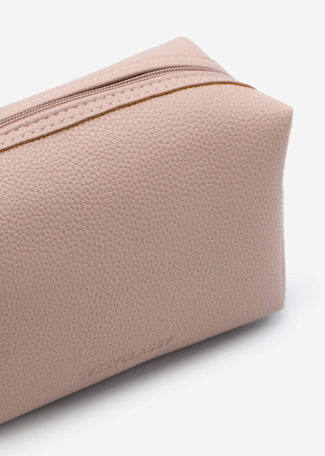 Small cosmetic bag with loop - rose