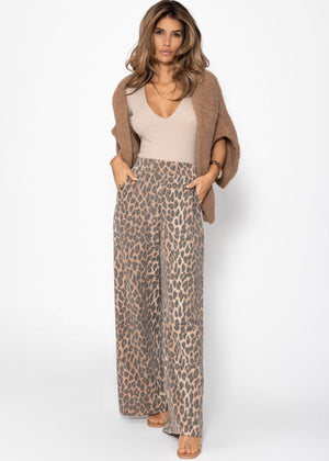 Kurzarm Body mit V-Ausschnitt - beige