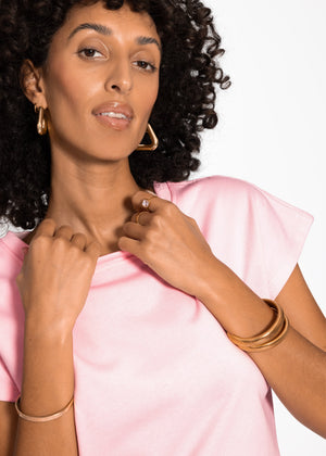 Sweatshirt with back detail - pink