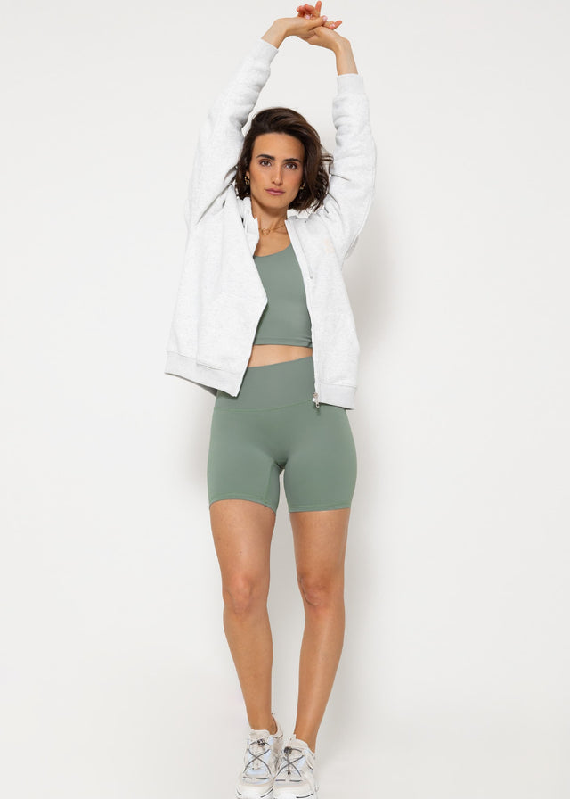Kurze Sportleggings - khaki
