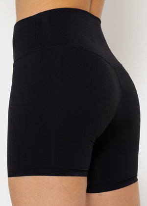 Kurze Sportleggings - schwarz