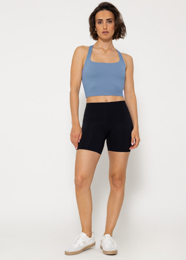Kurze Sportleggings - schwarz