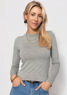Langarmshirt - grau