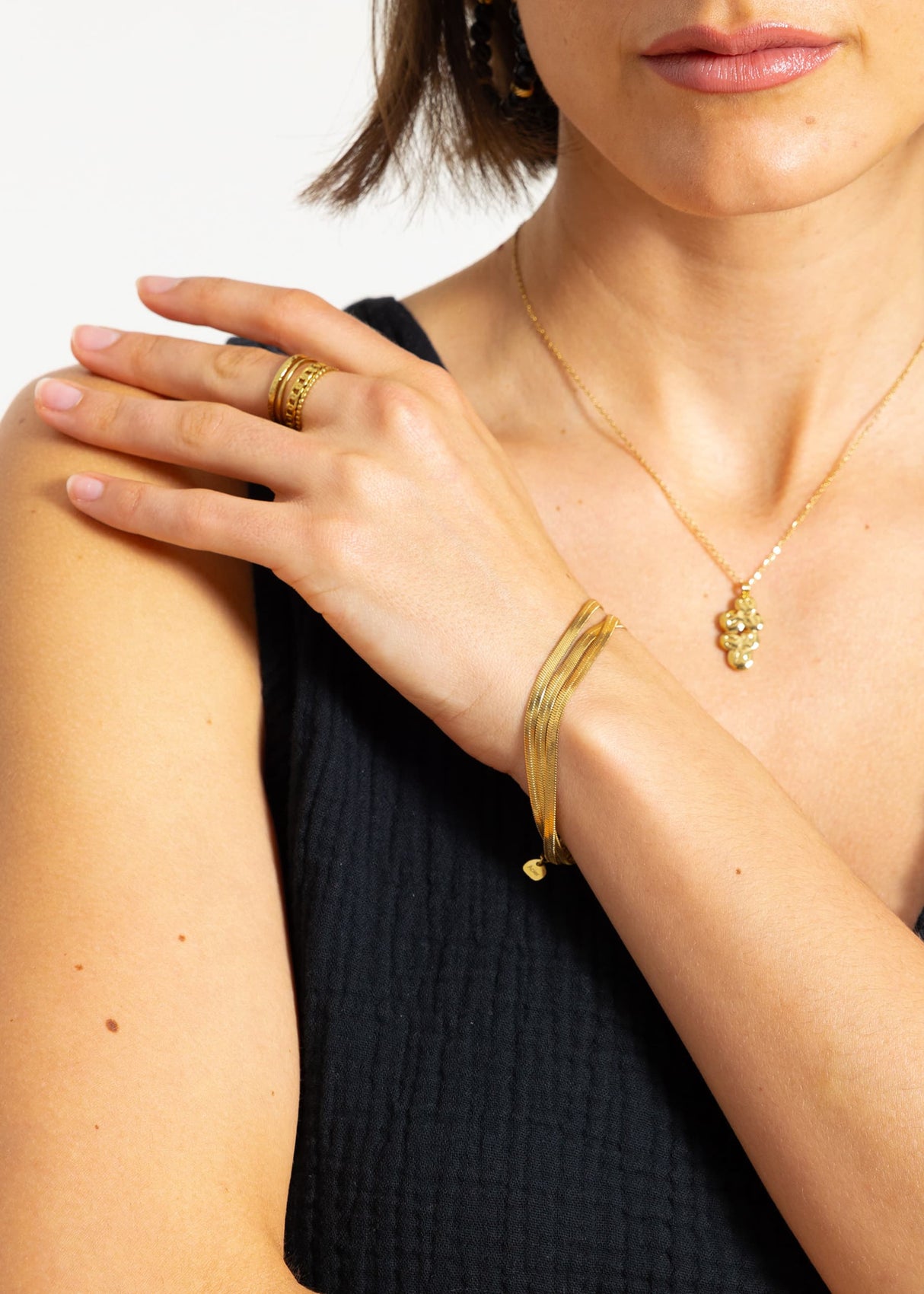 Layering Armband - gold