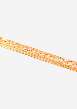 Layering Armband - gold