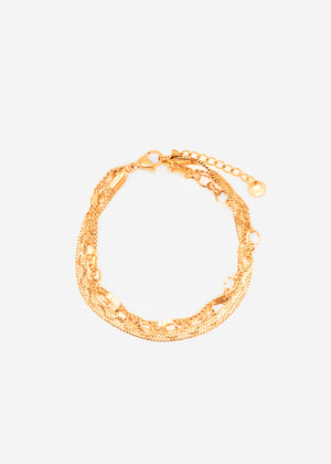 Layering Armband - gold