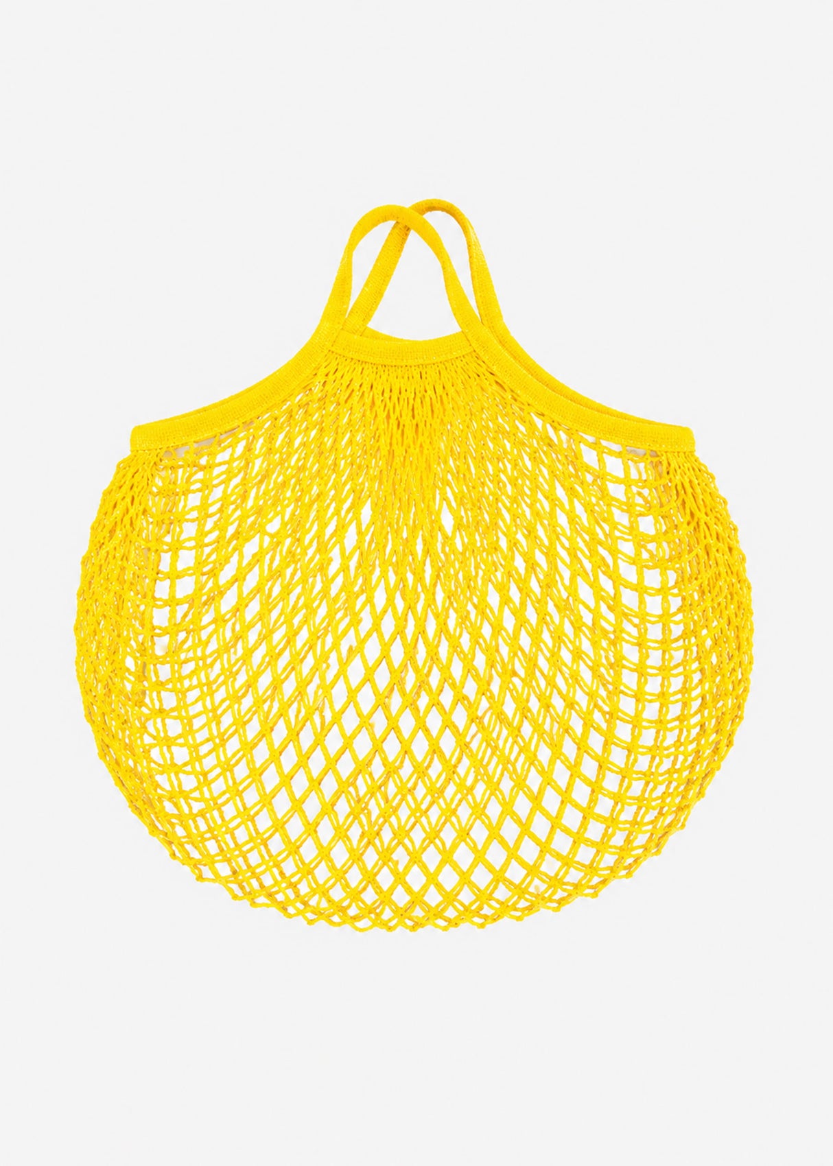 Mesh-Netztasche - gelb