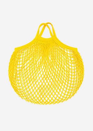 Mesh-Netztasche - gelb