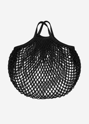 Mesh-Netztasche - schwarz