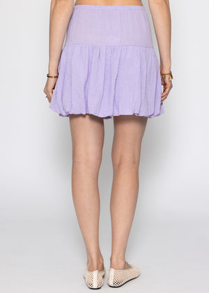 Musselin Ballonrock - flieder