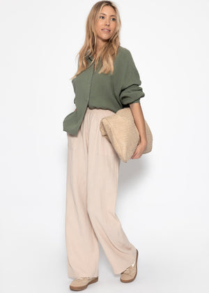 Muslin pants - beige