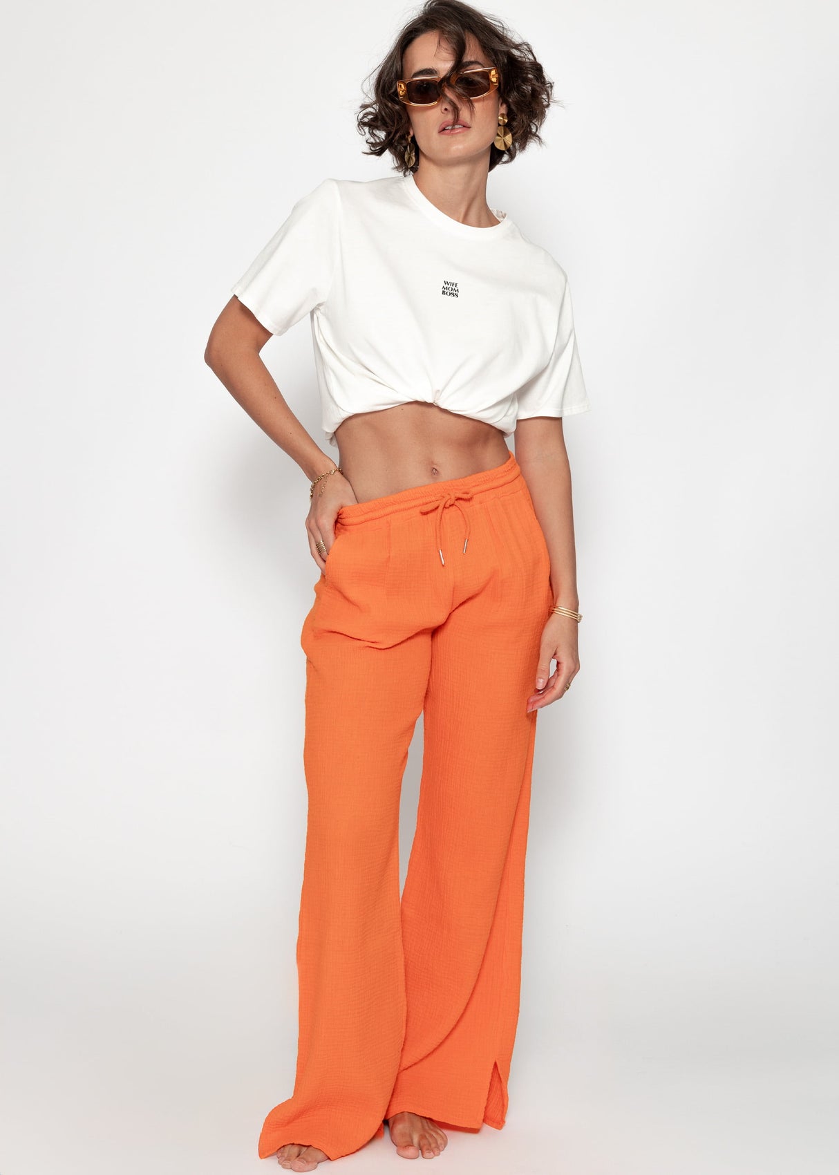 Musselin Pants, orange