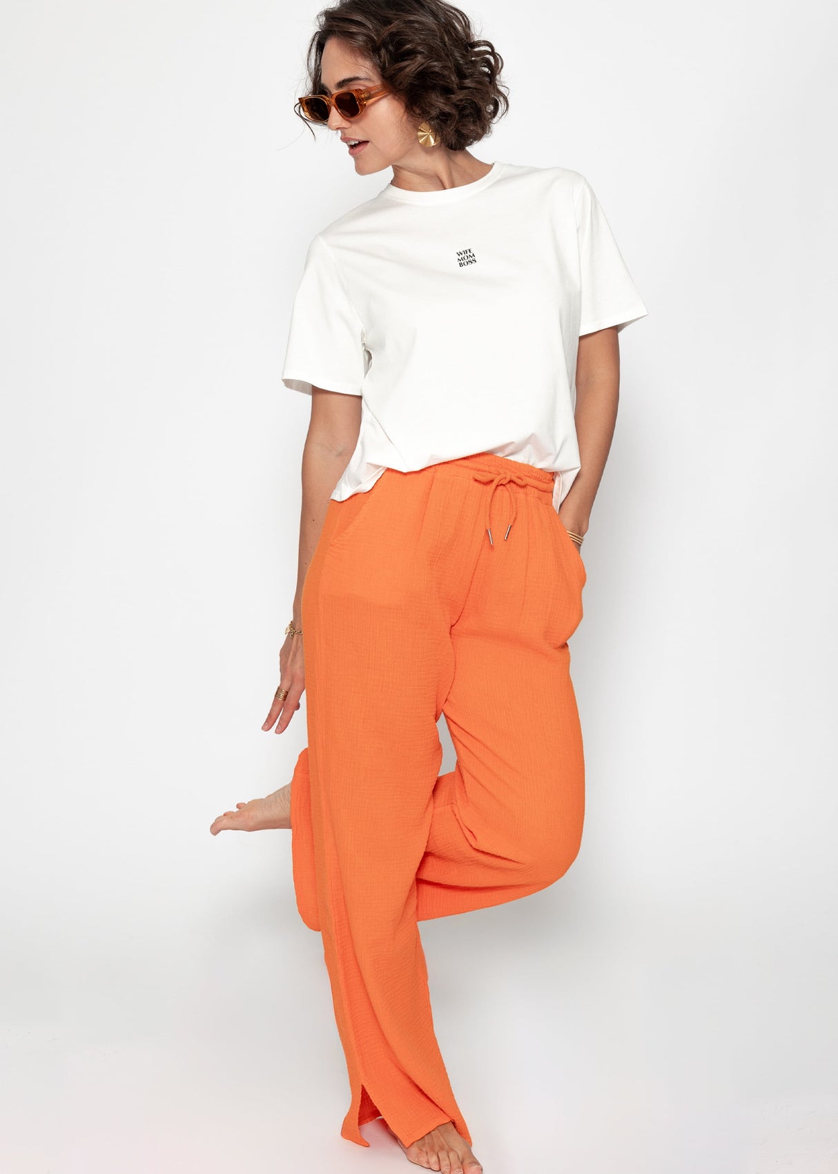 Musselin Pants, orange